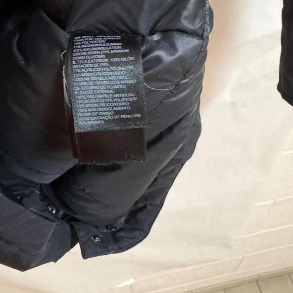 North Face Arctic Goose Down Parka Hyvent Jacket Black Womens S Gorpcore Outdoor - Picture 12 of 13